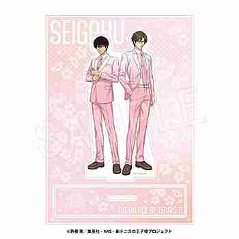 (s)新ﾃﾆｽの王子様 BIGﾍﾟｱｱｸﾘﾙｽﾀﾝﾄﾞ SAKURAStyle Ver. 手塚国光&海堂薫