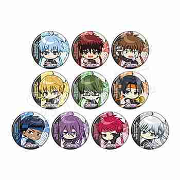 (s)黒子のﾊﾞｽｹ ﾄﾚｰﾃﾞｨﾝｸﾞ缶ﾊﾞｯｼﾞ ﾐﾆｷｬﾗ 応援団Ver.