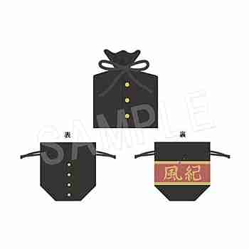 (s)家庭教師ﾋｯﾄﾏﾝREBORN! 雲雀恭弥の学ﾗﾝ風巾着