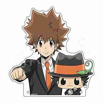 (s)家庭教師ﾋｯﾄﾏﾝREBORN! ﾊﾞｽﾄｱｯﾌﾟｱｸﾘﾙｽﾀﾝﾄﾞ ｸﾞｰﾀｯﾁVer. ﾘﾎﾞｰﾝ&沢田綱吉