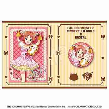 (s)ｱｲﾄﾞﾙﾏｽﾀｰ ｼﾝﾃﾞﾚﾗｶﾞｰﾙｽﾞ×ﾗｽｶﾙ ﾎﾛ缶ﾊﾞｯｼﾞ&ｲﾗｽﾄｶｰﾄﾞｾｯﾄ 安部菜々