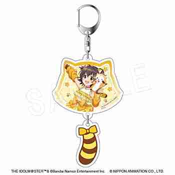 (s)ｱｲﾄﾞﾙﾏｽﾀｰ ｼﾝﾃﾞﾚﾗｶﾞｰﾙｽﾞ×ﾗｽｶﾙ しっぽ付き2連ｱｸﾘﾙｷｰﾎﾙﾀﾞｰ 赤城みりあ