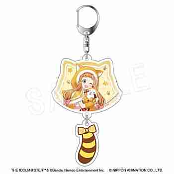 (s)ｱｲﾄﾞﾙﾏｽﾀｰ ｼﾝﾃﾞﾚﾗｶﾞｰﾙｽﾞ×ﾗｽｶﾙ しっぽ付き2連ｱｸﾘﾙｷｰﾎﾙﾀﾞｰ 市原仁奈