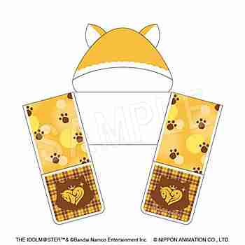 (s)ｱｲﾄﾞﾙﾏｽﾀｰ ｼﾝﾃﾞﾚﾗｶﾞｰﾙｽﾞ×ﾗｽｶﾙ 仁奈とおそろい!ﾗｽｶﾙ風もふもふﾌｰﾄﾞ付きﾏﾌﾗｰ