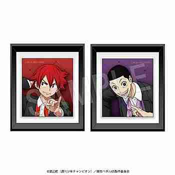 (s)弱虫ﾍﾟﾀﾞﾙ LIMIT BREAK 額縁ﾏｸﾞﾈｯﾄ 2個ｾｯﾄ ゆびきり-BLACK-Ver. 鳴子章吉&御堂筋翔