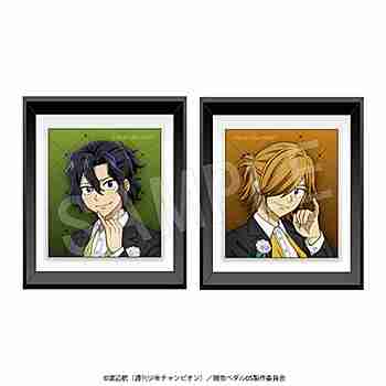 (s)弱虫ﾍﾟﾀﾞﾙ LIMIT BREAK 額縁ﾏｸﾞﾈｯﾄ 2個ｾｯﾄ ゆびきり-BLACK-Ver. 手嶋純太&青八木一