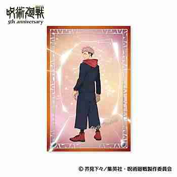 (s)呪術廻戦 5周年 箔押しｱｸﾘﾙｱｰﾄﾊﾟﾈﾙ 虎杖悠仁