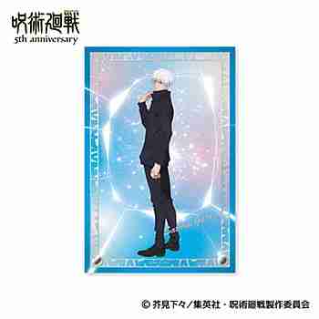 (s)呪術廻戦 5周年 箔押しｱｸﾘﾙｱｰﾄﾊﾟﾈﾙ 五条悟