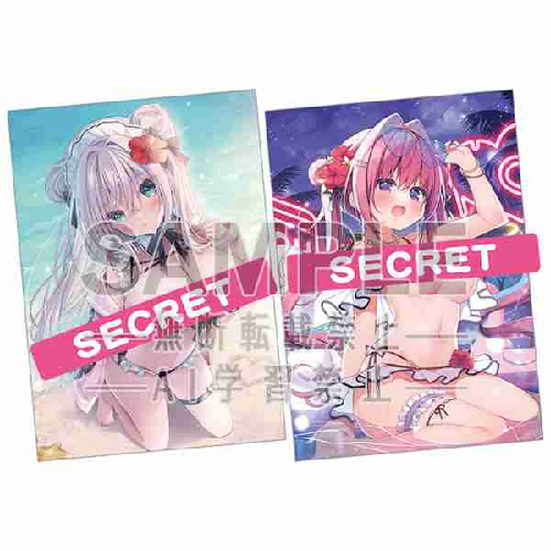 A4ﾐﾆｸﾘｱﾎﾟｽﾀｰ 2種ｾｯﾄ しばいぬにき&花宮なつか