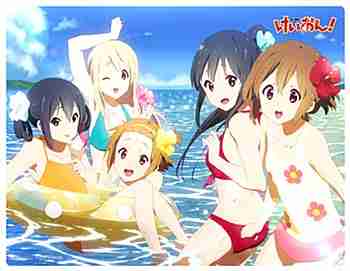 けいおん! けいおん!! 大判ﾗﾊﾞｰﾏｯﾄ(水着)