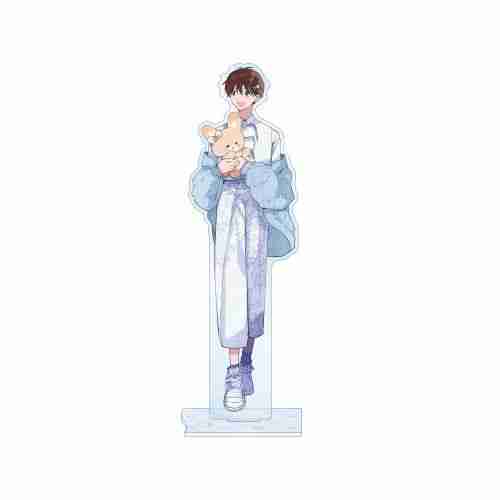 (s)ﾊﾚﾙﾔﾍﾞｲﾋﾞｰ 仔縞楽々先生 描き下ろし 桜咲 冬夏 ぬい抱っこver. BIGｱｸﾘﾙｽﾀﾝﾄﾞ