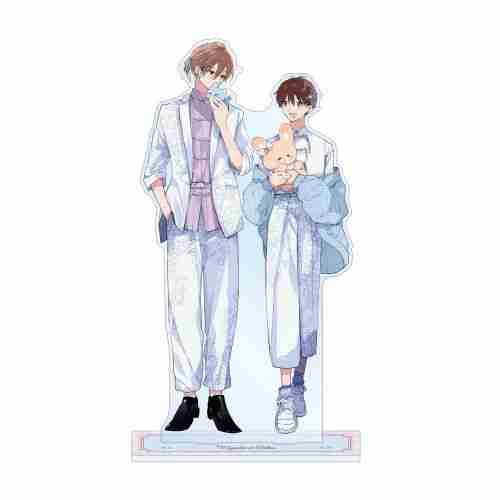 (s)ﾊﾚﾙﾔﾍﾞｲﾋﾞｰ 仔縞楽々先生 描き下ろし 呉都&桜咲 冬夏 ぬい抱っこver. 特大ｱｸﾘﾙｽﾀﾝ