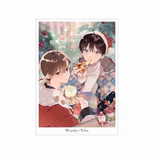 (s)ﾊﾚﾙﾔﾍﾞｲﾋﾞｰ 君恋vol.61表紙ｲﾗｽﾄ A3ﾏｯﾄ加工ﾎﾟｽﾀｰ