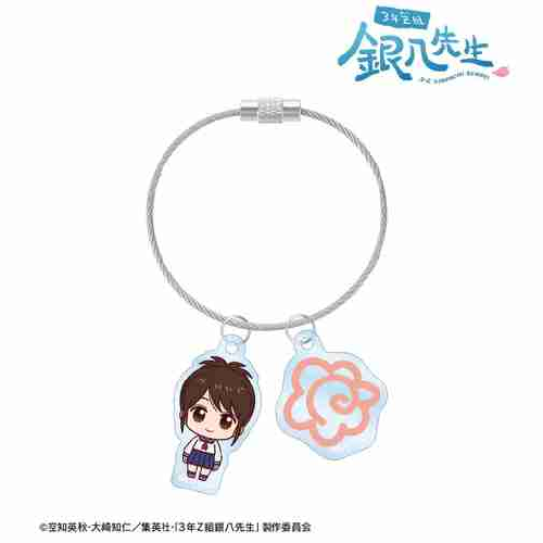 (s)3年Z組銀八先生 志村妙 ちょこんと! 2連ﾜｲﾔｰｱｸﾘﾙｷｰﾎﾙﾀﾞｰ