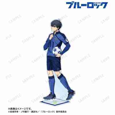 (s)TVｱﾆﾒ『ﾌﾞﾙｰﾛｯｸ』 描き下ろし 潔 世一歩みver. 特大ｱｸﾘﾙｽﾀﾝﾄﾞ