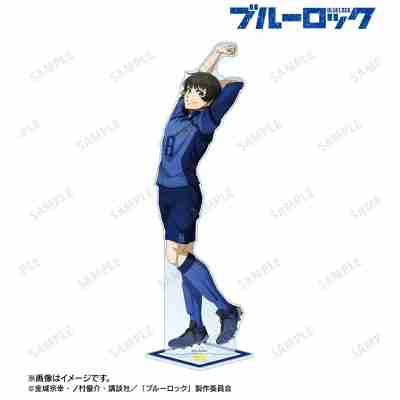 (s)TVｱﾆﾒ『ﾌﾞﾙｰﾛｯｸ』 描き下ろし 蜂楽 廻歩みver. 特大ｱｸﾘﾙｽﾀﾝﾄﾞ