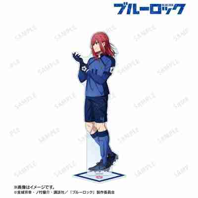 (s)TVｱﾆﾒ『ﾌﾞﾙｰﾛｯｸ』 描き下ろし 千切 豹馬歩みver. 特大ｱｸﾘﾙｽﾀﾝﾄﾞ