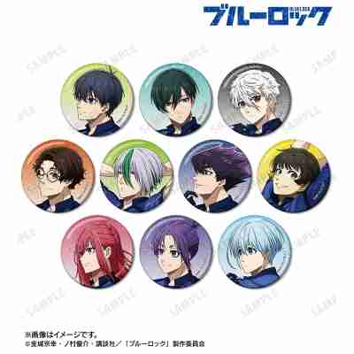 (s)TVｱﾆﾒ『ﾌﾞﾙｰﾛｯｸ』 描き下ろし 歩みver.ﾄﾚｰﾃﾞｨﾝｸﾞｸﾞﾘｯﾀｰ缶ﾊﾞｯｼﾞ