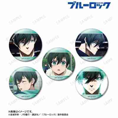 (s)TVｱﾆﾒ『ﾌﾞﾙｰﾛｯｸ』 糸師 凛 場面写缶ﾊﾞｯｼﾞ5個ｾｯﾄ