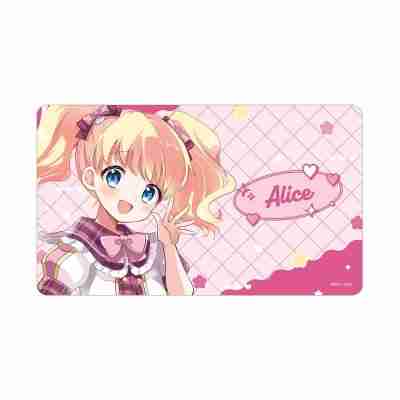 きんいろﾓｻﾞｲｸ 原悠衣先生 描き下ろし ｱﾘｽ･ｶｰﾀﾚｯﾄ ｱｲﾄﾞﾙ風衣装ver. ﾏﾙﾁﾃﾞｽｸﾏｯﾄ