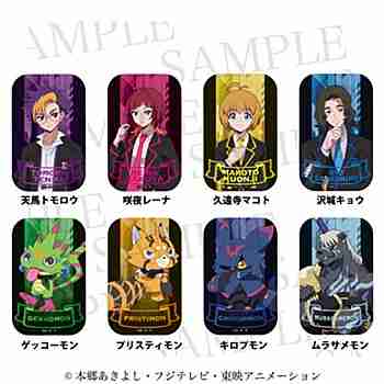 (s)DIGIMON BEATBREAK ﾄﾚｰﾃﾞｨﾝｸﾞｷｬﾗｸﾀｰｽｸｴｱ缶ﾊﾞｯｼﾞ 描き下ろし suit.Ver.