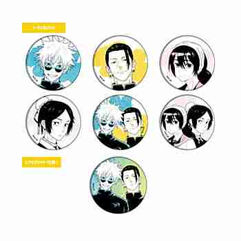 (s)ﾄﾚｰﾃﾞｨﾝｸﾞ缶ﾊﾞｯｼﾞ(ﾚｱ入り)｢呪術廻戦 懐玉･玉折｣02/ﾌﾞﾗｲﾝﾄﾞ(全7種)(ﾉｰﾏﾙ6種/ﾚｱ1種)