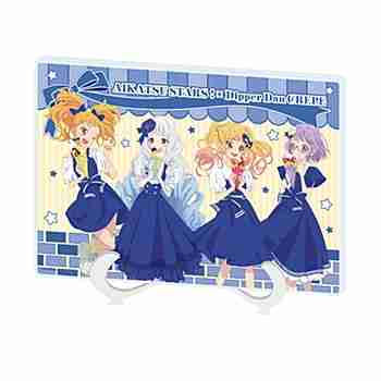 (s)ｱｸﾘﾙｱｰﾄﾎﾞｰﾄﾞ(A5ｻｲｽﾞ)｢ｱｲｶﾂｽﾀｰｽﾞ!｣02/集合ﾃﾞｻﾞｲﾝ(描き下ろしｲﾗｽﾄ)