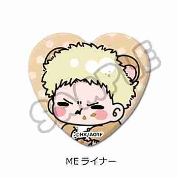 (s)進撃の巨人 Season1-3 ﾊｰﾄ型缶ﾊﾞｯｼﾞ MEﾗｲﾅｰ