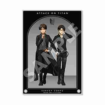 (s)進撃の巨人 ｱｸﾘﾙﾎﾞｰﾄﾞ 01 ｴﾚﾝ･ﾘｳﾞｧｲ(Black)