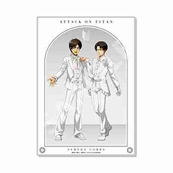 (s)進撃の巨人 ｱｸﾘﾙﾎﾞｰﾄﾞ 02 ｴﾚﾝ･ﾘｳﾞｧｲ(White)