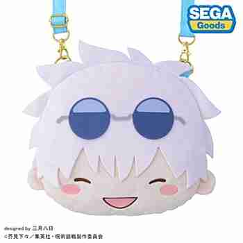 (s)呪術廻戦 5周年 懐玉･玉折 五条悟 ふわぷち ﾌｪｲｽｼｮﾙﾀﾞｰﾊﾞｯｸﾞ M