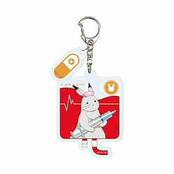 (s)ﾊﾟｰﾂ付きｱｸﾘﾙｷｰﾎﾙﾀﾞｰ｢TVｱﾆﾒ『鬼灯の冷徹』｣04/芥子 お医者さんver.(描き下ろしｲﾗｽﾄ