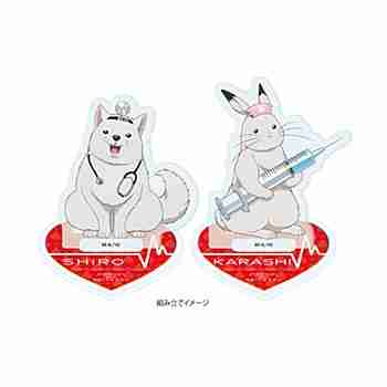 (s)ｱｸﾘﾙｽﾀﾝﾄﾞﾌﾟﾚｰﾄ｢TVｱﾆﾒ『鬼灯の冷徹』｣04/ｼﾛ&芥子 お医者さんver.(描き下ろしｲﾗｽﾄ)