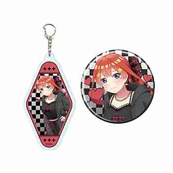 (s)ｱｸﾘﾙｷｰﾎﾙﾀﾞｰ&缶ﾊﾞｯｼﾞｾｯﾄ｢五等分の花嫁*｣05/五月 甘辛ﾛｯｸver.(描き下ろしｲﾗｽﾄ)