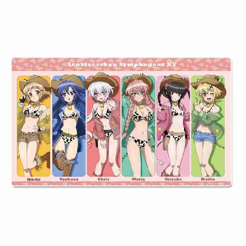 戦姫絶唱ｼﾝﾌｫｷﾞｱXV 描き下ろしﾃﾞｽｸﾏｯﾄ ｶｳｶﾞｰﾙVer.